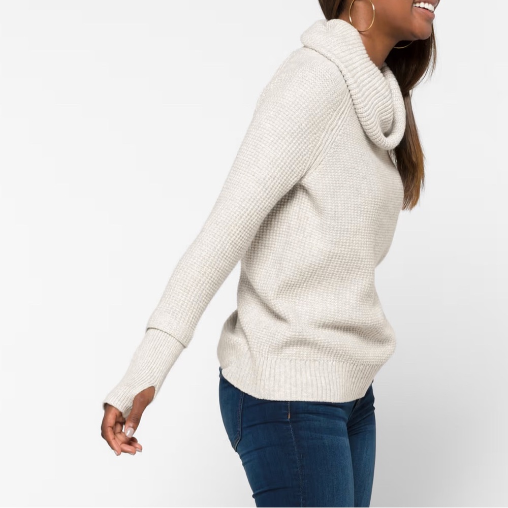 Cozy Light Gray Turtleneck Sweater, Market & Spruce